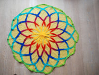 Same des Lebens Ø 1m, butterblume, feuerrot, pink, capriblau, hawaitürkis, limone