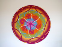 Seelenmandala, Ø 120cm, Merinowolle